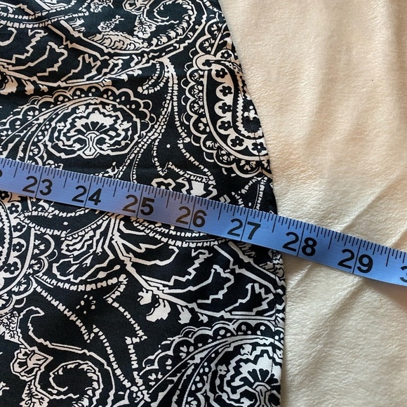 Chaps Black and White Paisley Blouse - Picture 8 of 8